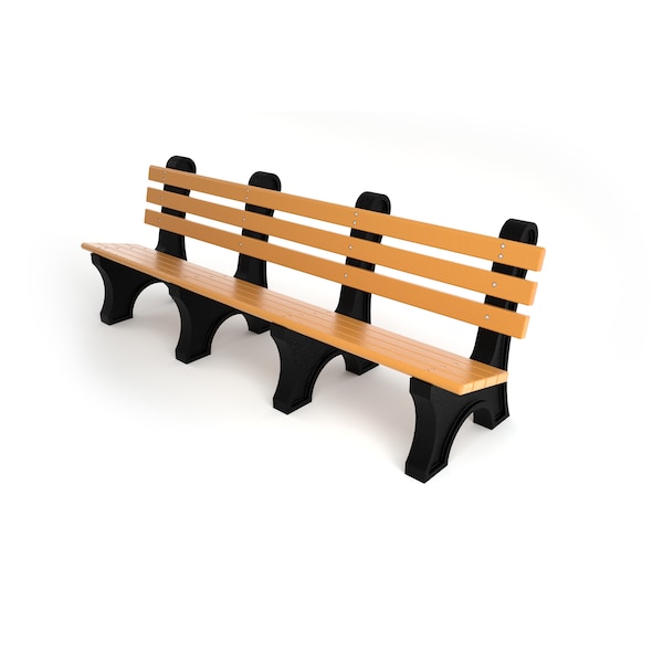 Cedar 8' Comfort Park Avenue Bench